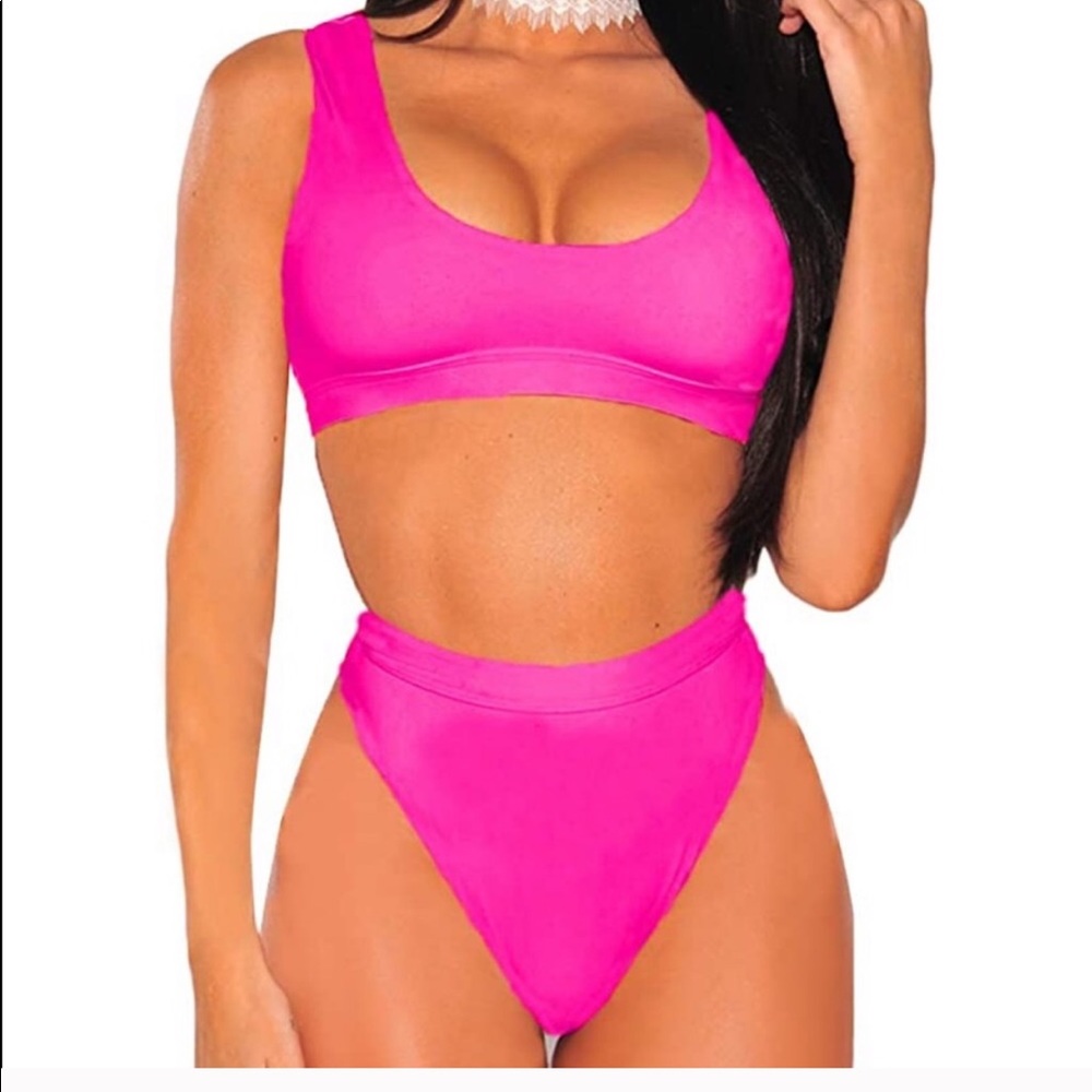 Pink bikini